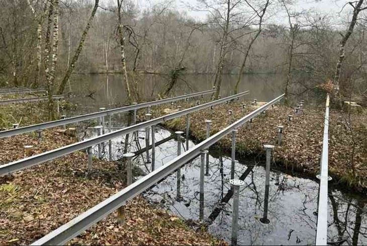 Ground Screw Pole For Solar Project