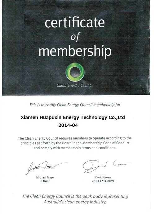 Certificate of Membership of L feet(001)