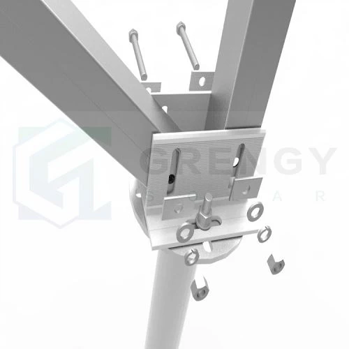 double rows double poles mounting structure(001) double rows double poles mounting structure(001)