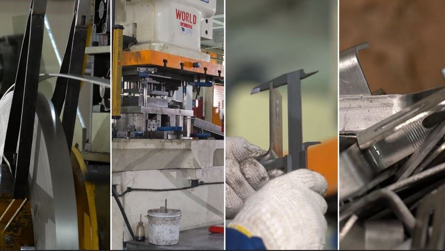 production of double rows double poles mounting system