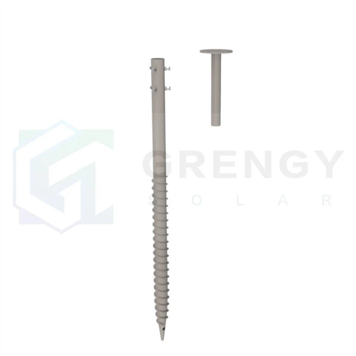 Ground Screw Pile For Ground Solar Panel Mounting System