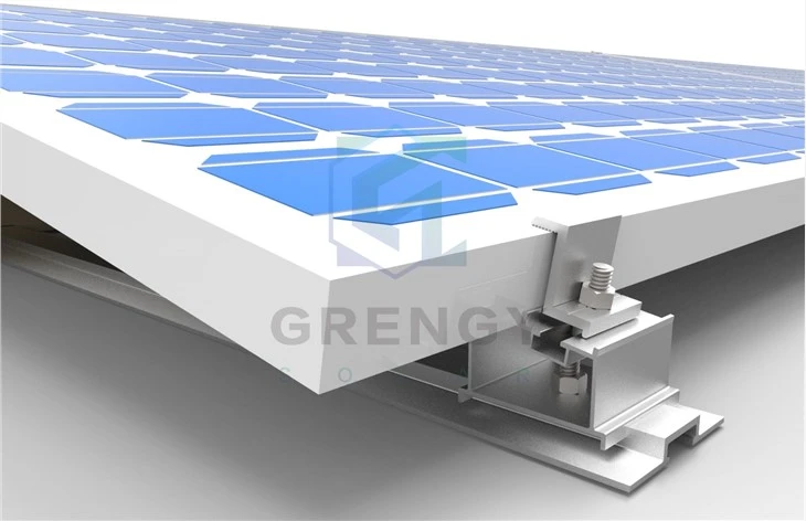 Flat Roof Solar Panel Mounting Structureof Hook
