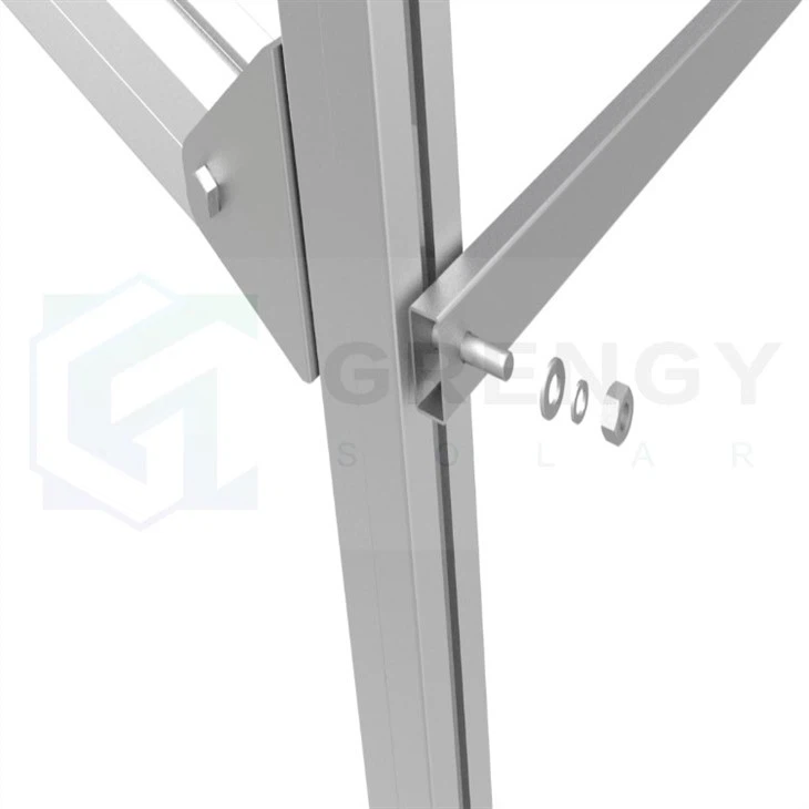 support component of solar farm structure
