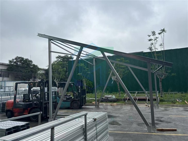 Advanced Zn-Al-Mg Solar Carport Structures