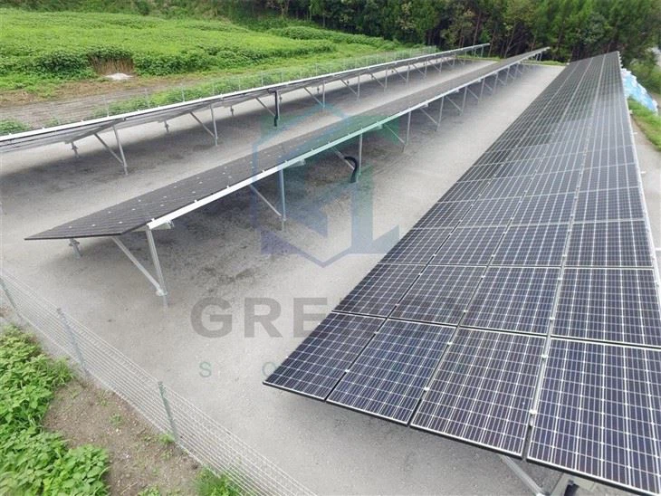 Helical Pile Solar Racking System