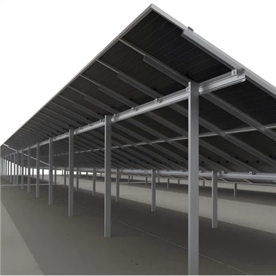 ZAM لیپت اسٹیل سولر ریک گراؤنڈ ماؤنٹ